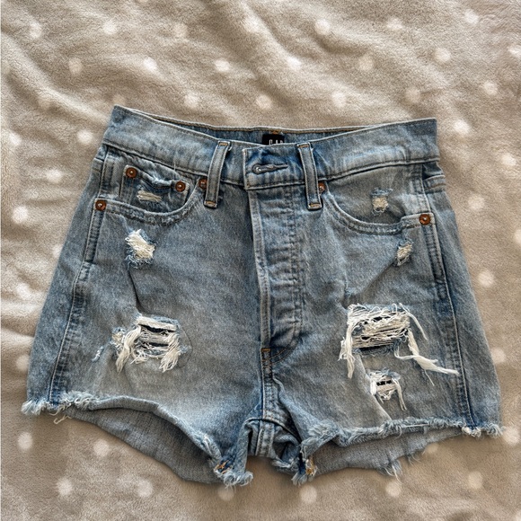 GAP Pants - GAP Denim Jean Shorts Cheeky Short Distressed